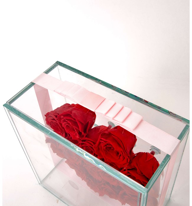 Solmayan Güller Kalp Form