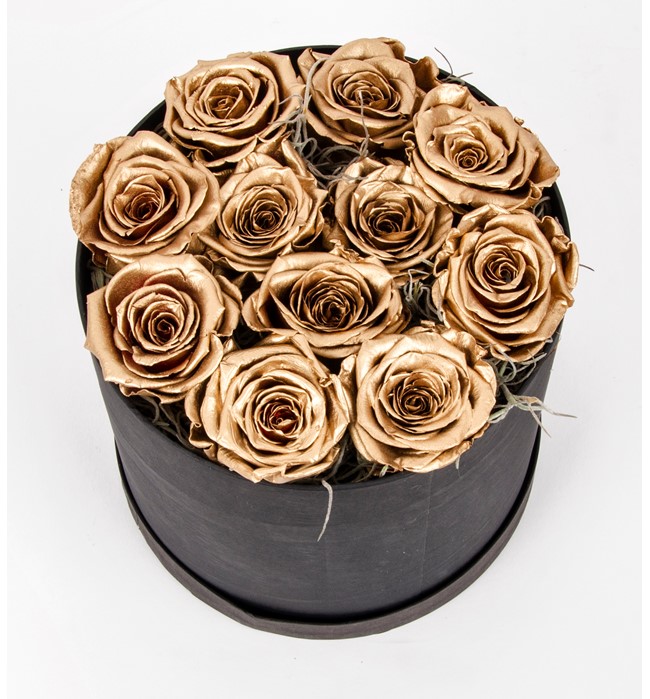 Kutuda Solmayan Gold Güller