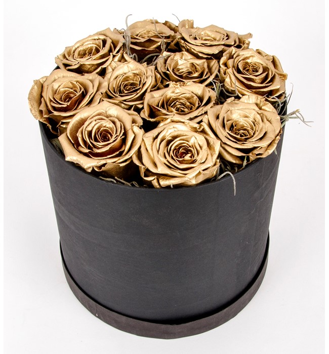 Kutuda Solmayan Gold Güller