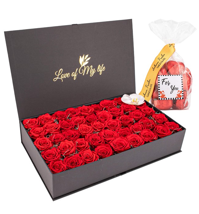 Kırmızı Solmayan Güller 