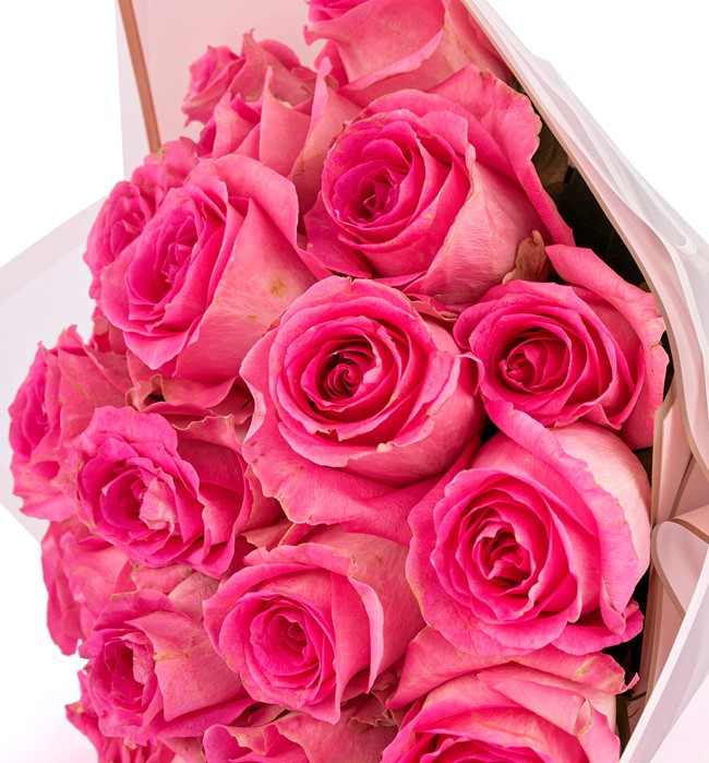 21 li Pembe Gül Buketi