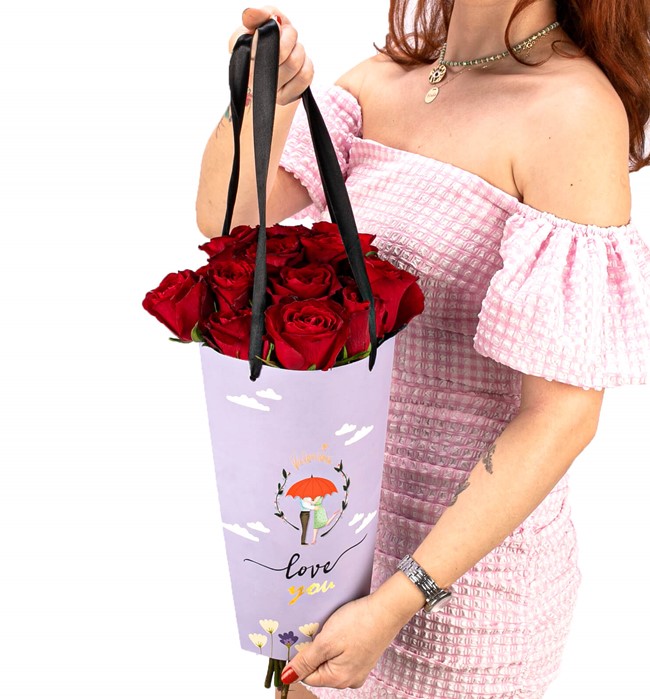  15 li Kırmızı Gül Tasarım